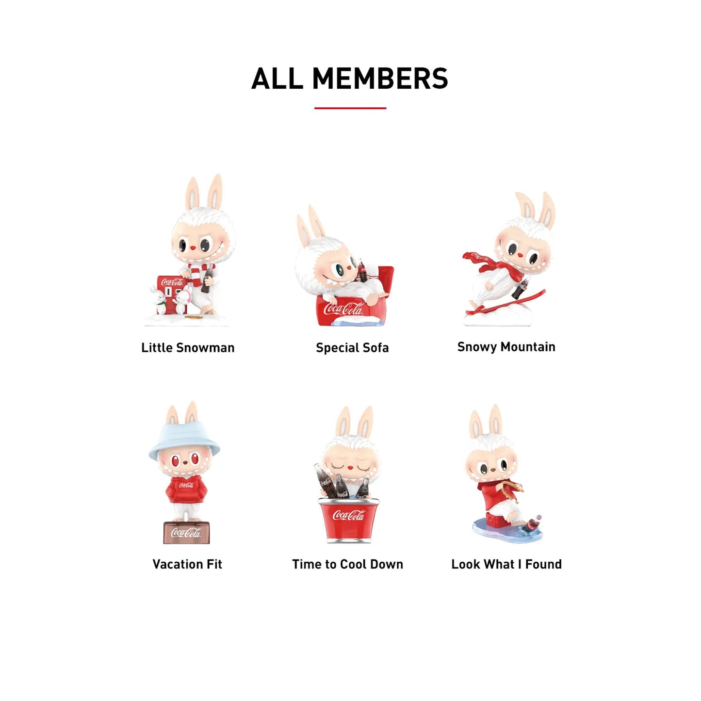 POP MART THE MONSTERS LABUBU COCA-COLA Series Figures (Single Box)