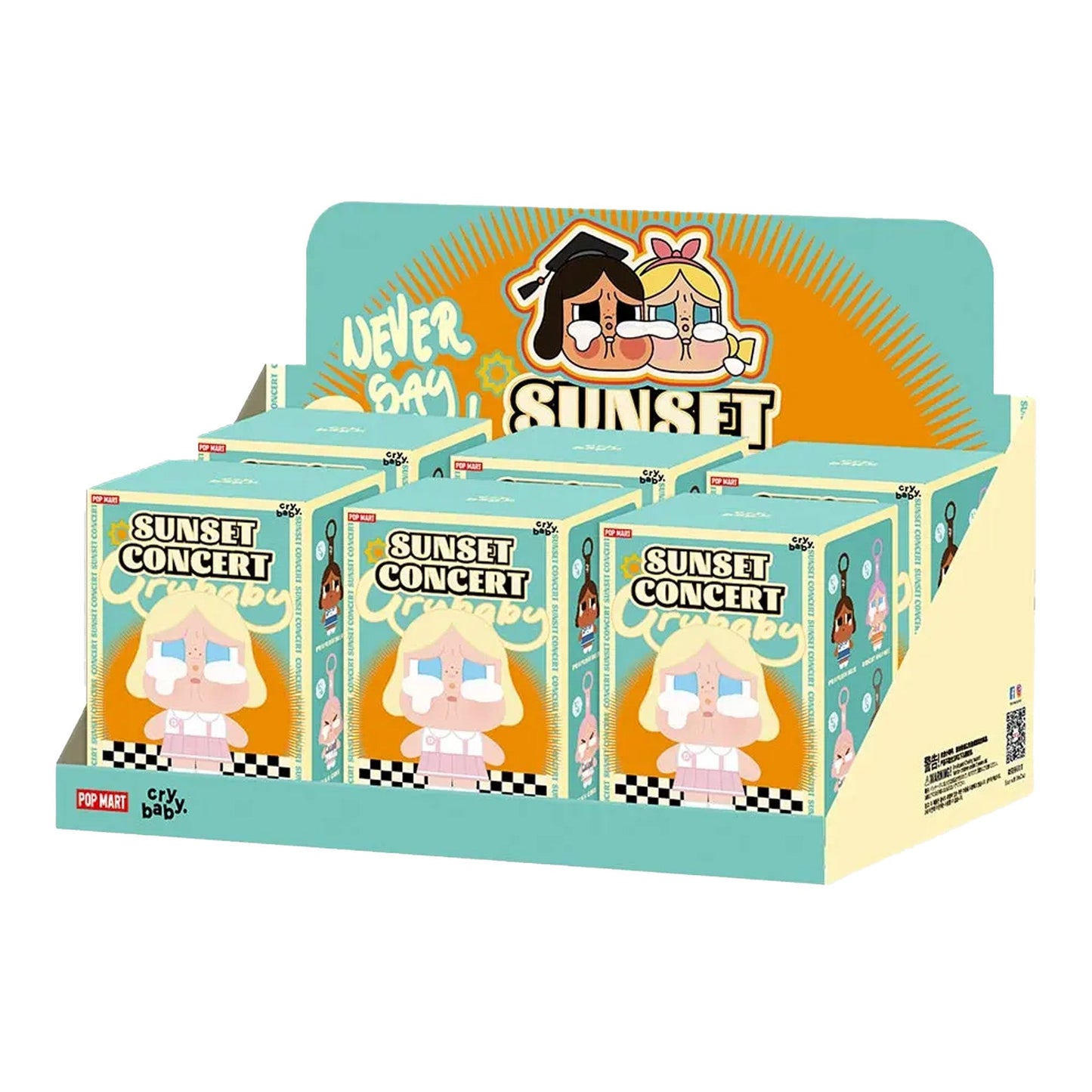 POP MART Crybaby Sunset Concert Series Plush Pendant (6 Blind Boxes)