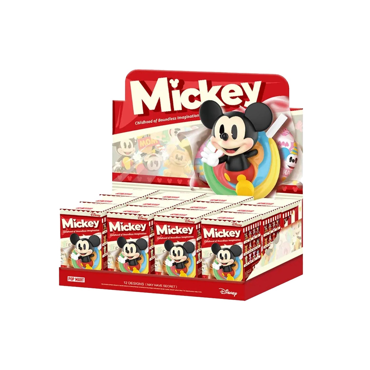 POP MART Disney Mickey Childhood of Boundless Imagination Series (12 Blind Boxes)