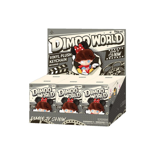 POP MART DIMOO World x Disney Series Vinyl Plush Keychain Sealed Case (6 Blind Boxes) (2025)