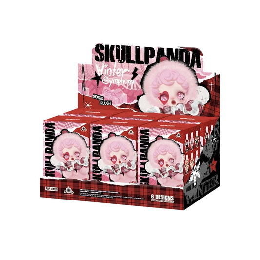 POP MART SKULLPANDA Winter Symphony Series Plush (6 Blind Boxes)