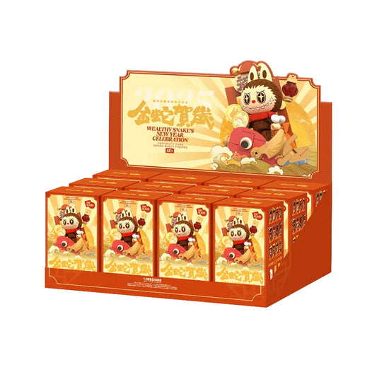 POP MART Wealthy Snake's New Year Celebration Fortunate Hand Series POP BLOCKS (12 Blind Boxes)